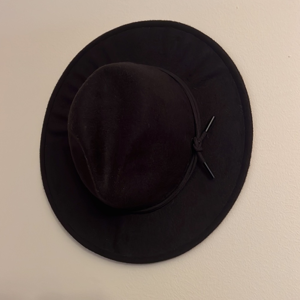 Fedora Hat, Wide Brim, Flat Brim